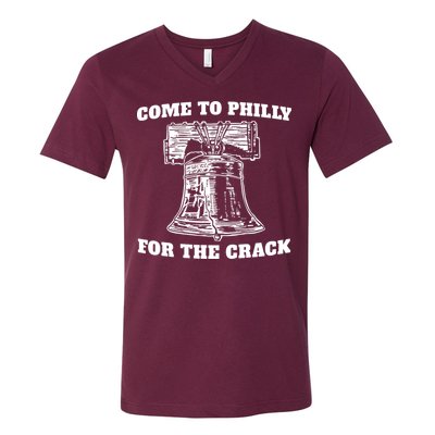 Come to Philly for the Crack V-Neck T-Shirt