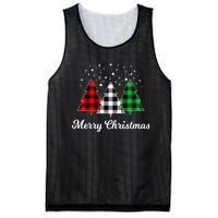 Christmas Tree Plaid Christmas Tree Merry Christmas Tree Mesh Reversible Basketball Jersey Tank