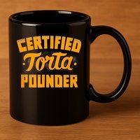 Certified Torta Pounder 11oz C Handle Ceramic Mug