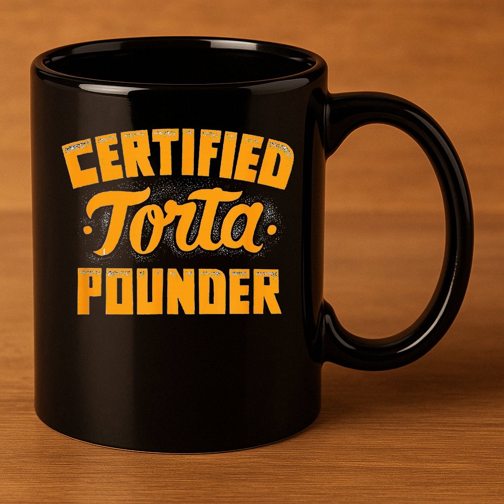 Certified Torta Pounder 11oz C Handle Ceramic Mug