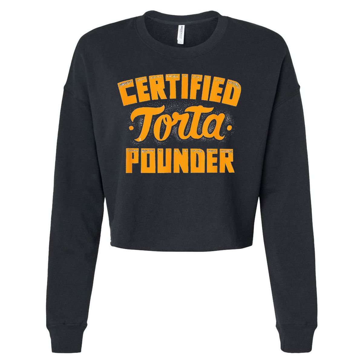 Certified Torta Pounder Cropped Pullover Crew