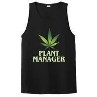 Cannabis TShirt Plant Manager Funny Marijuana Gift PosiCharge Competitor Tank