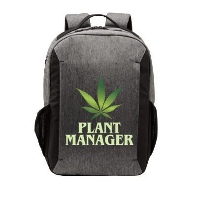 Cannabis TShirt Plant Manager Funny Marijuana Gift Vector Backpack