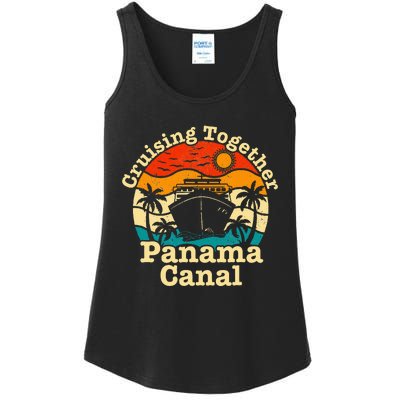 Cruising Together Panama Canal 2024 Family Trip Vacation Ladies Essential Tank