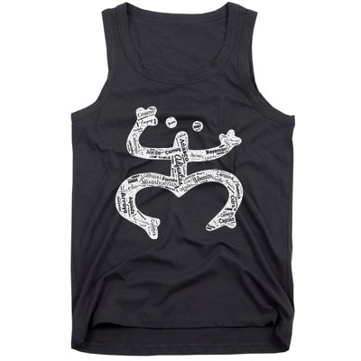 Coqui Taino Puerto Rico Flag Cities Boricua Tank Top