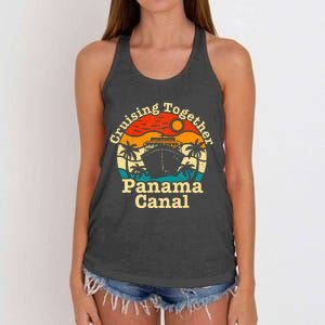 Cruising Together Panama Canal 2024 Women's Knotted Racerback Tank