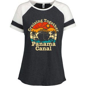 Cruising Together Panama Canal 2024 Enza Ladies Jersey Colorblock Tee