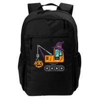 Crane Truck Pumpkin Baby Halloween Daily Commute Backpack