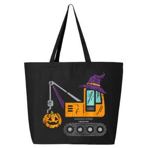 Crane Truck Pumpkin Baby Halloween 25L Jumbo Tote