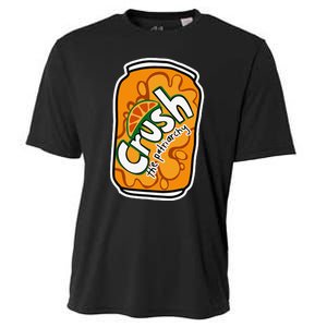 Crush The Patriarchy Cute Orange Can Support 's Rights Cooling Performance Crew T-Shirt