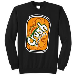 Crush The Patriarchy Cute Orange Can Support 's Rights Sweatshirt