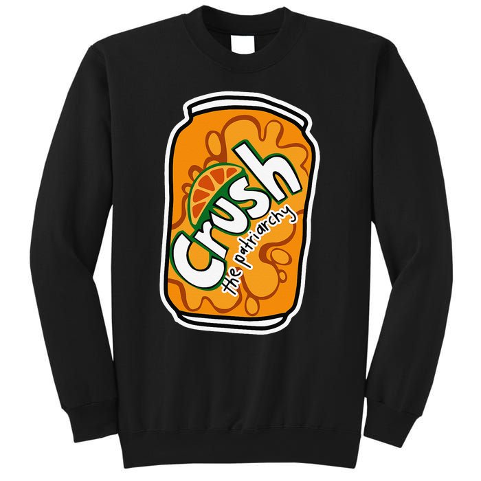 Crush The Patriarchy Cute Orange Can Support 's Rights Sweatshirt