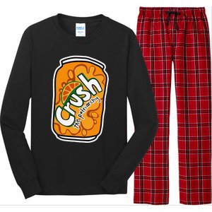 Crush The Patriarchy Cute Orange Can Support 's Rights Long Sleeve Pajama Set