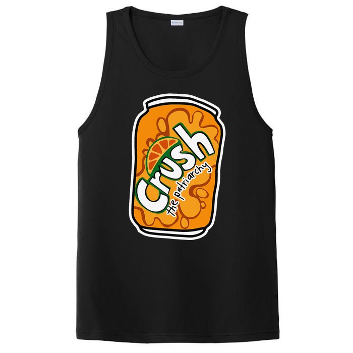 Crush The Patriarchy Cute Orange Can Support 's Rights PosiCharge Competitor Tank