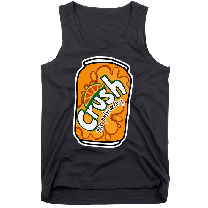 Crush The Patriarchy Cute Orange Can Support 's Rights Tank Top