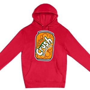 Crush The Patriarchy Cute Orange Can Support 's Rights Premium Pullover Hoodie