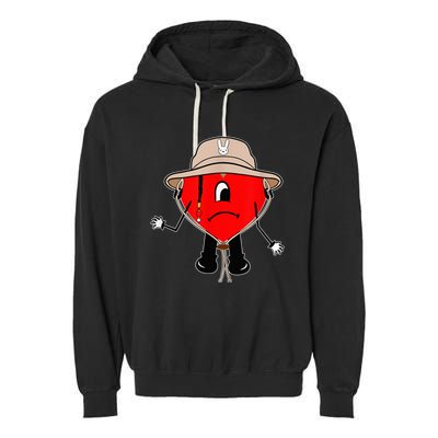 Corazon Triste Puerto Rican Titi Me Pregunto Conejo Malo Garment-Dyed Fleece Hoodie