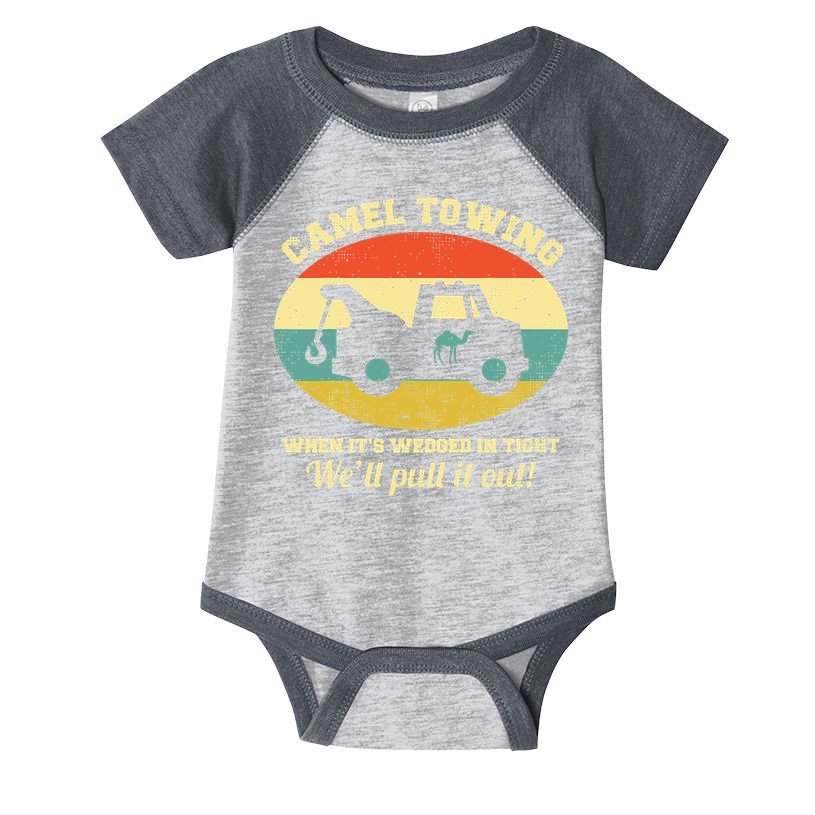 Camel Towing Retro Adult Humor Infant Baby Jersey Bodysuit