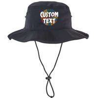 Custom Text Retro Colorful Logo Personalized Design Legacy Cool Fit Booney Bucket Hat