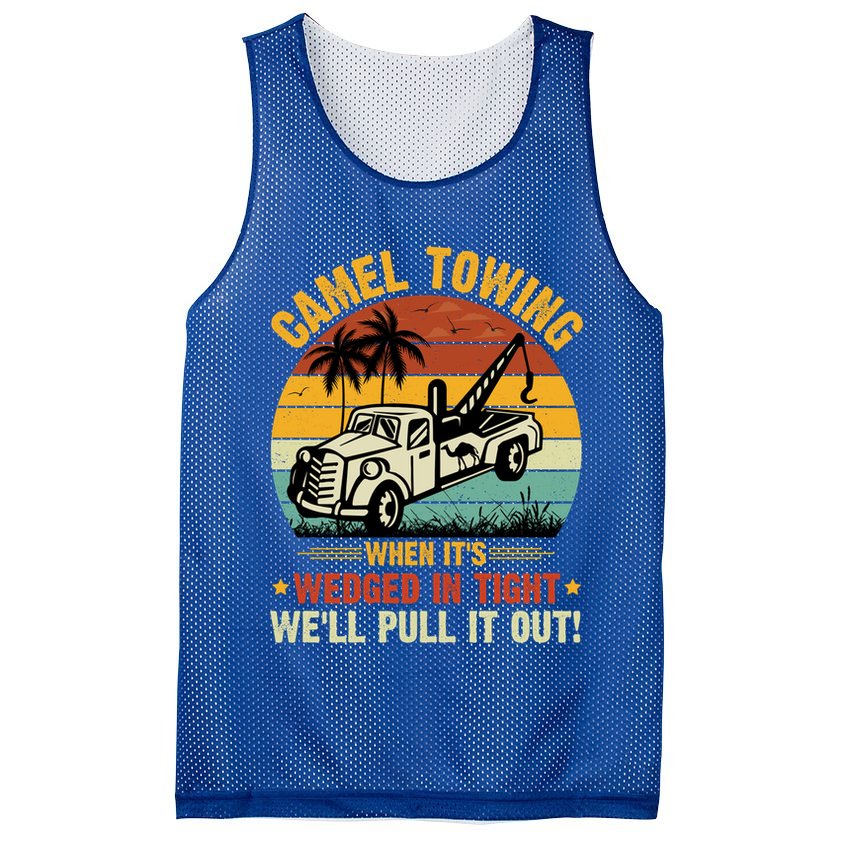 Camel Towing Retro Adult Humor Saying Funny Halloween Gift Mesh Reversible Basketball Jersey Tank