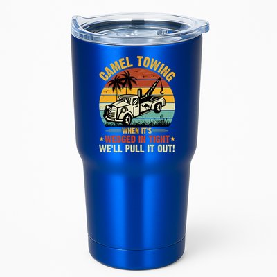 Camel Towing Retro Adult Humor Saying Funny Halloween Gift Tumbler