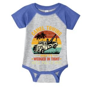 Camel Towing Retro Adult Humor Saying Funny Halloween Gift Infant Baby Jersey Bodysuit