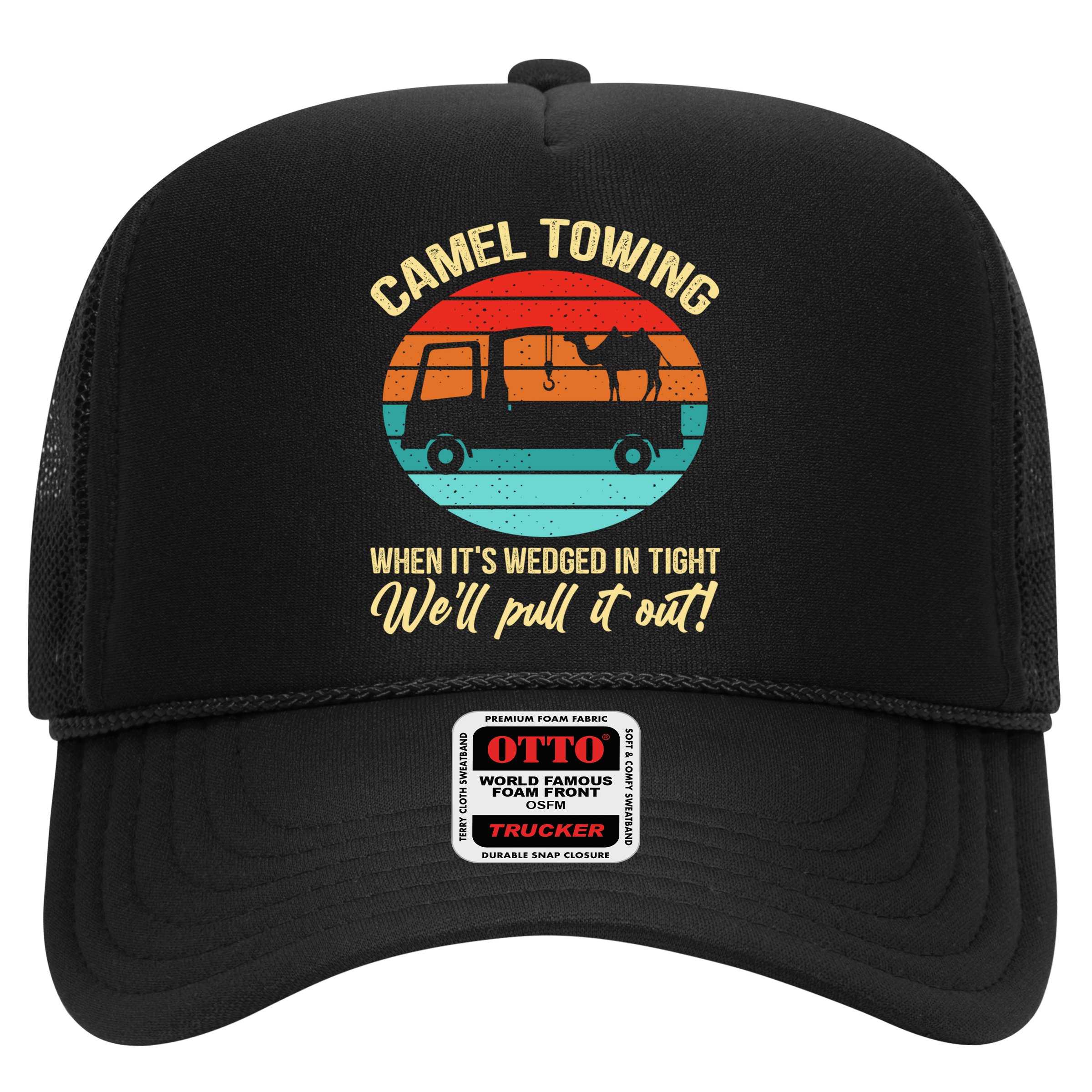 Camel Towing Retro Adult Humor Saying Funny Halloween Gift Hat