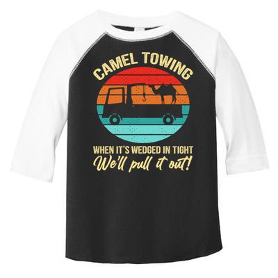 Camel Towing Retro Adult Humor Saying Funny Halloween Gift Toddler Fine Jersey T-Shirt