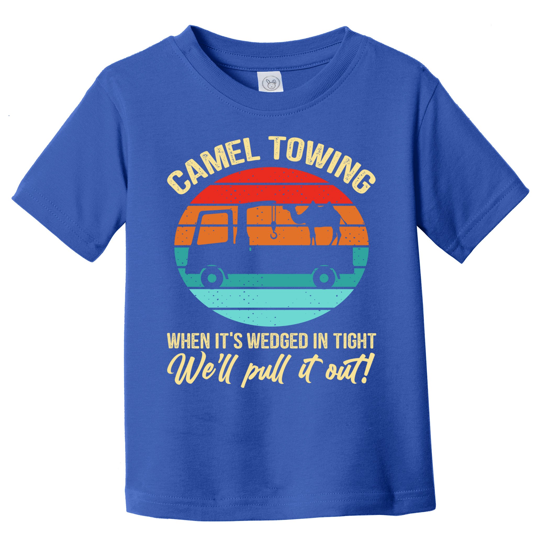 Camel Towing Retro Adult Humor Saying Funny Halloween Gift Toddler T-Shirt