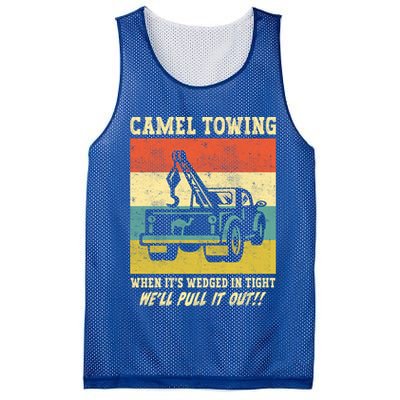 Camel Towing Retro Adult Humor Saying Funny Halloween Cool Gift Mesh Reversible Basketball Jersey Tank