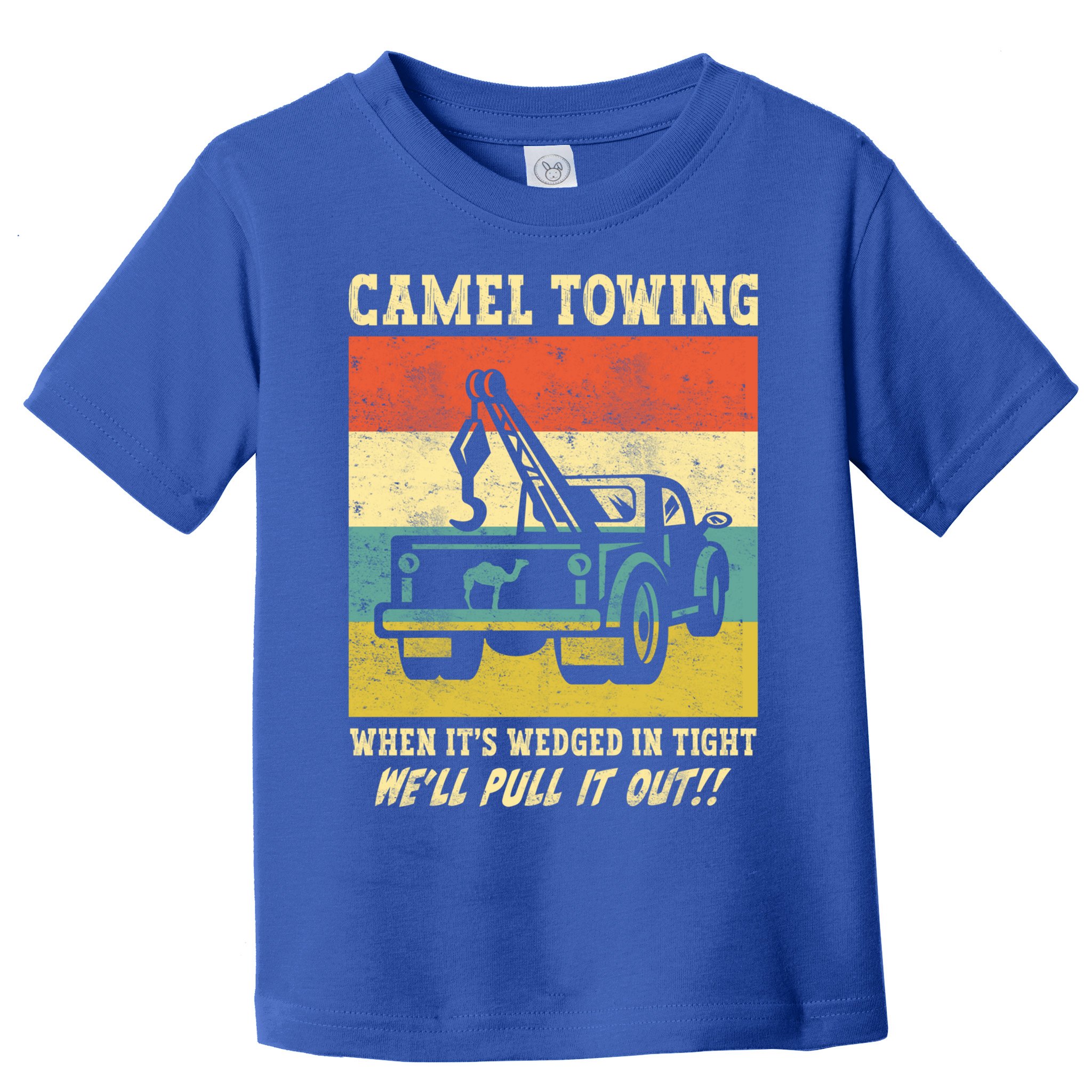 Camel Towing Retro Adult Humor Saying Funny Halloween Cool Gift Toddler T-Shirt