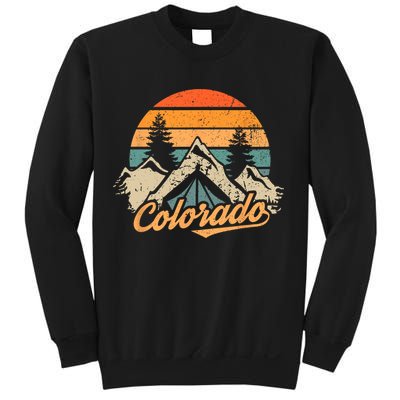 Colorado Tee Retro Vintage Mountains Nature Hiking Sweatshirt