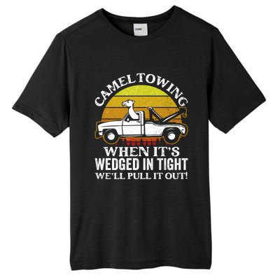 Camel Towing Retro Humor Saying Funny Transport Halloween Gift Tall Fusion ChromaSoft Performance T-Shirt