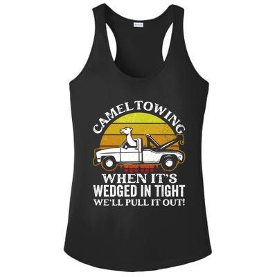 Camel Towing Retro Humor Saying Funny Transport Halloween Gift Ladies PosiCharge Competitor Racerback Tank