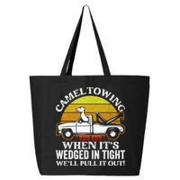 Camel Towing Retro Humor Saying Funny Transport Halloween Gift 25L Jumbo Tote