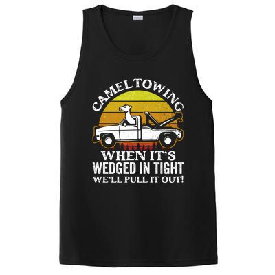 Camel Towing Retro Humor Saying Funny Transport Halloween Gift PosiCharge Competitor Tank