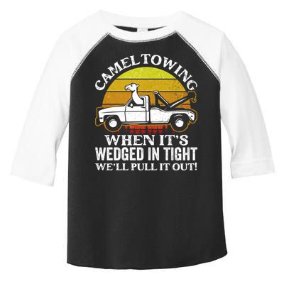 Camel Towing Retro Humor Saying Funny Transport Halloween Gift Toddler Fine Jersey T-Shirt
