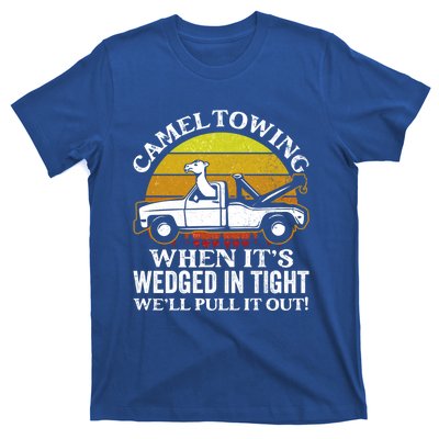 Camel Towing Retro Humor Saying Funny Transport Halloween Gift T-Shirt