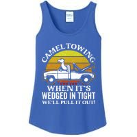 Camel Towing Retro Humor Saying Funny Transport Halloween Gift Ladies Essential Tank