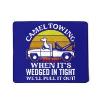 Camel Towing Retro Humor Saying Funny Transport Halloween Gift Mousepad