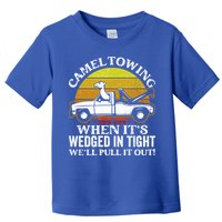 Camel Towing Retro Humor Saying Funny Transport Halloween Gift Toddler T-Shirt