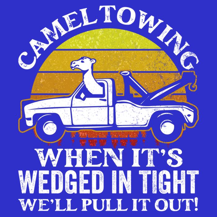 Camel Towing Retro Humor Saying Funny Transport Halloween Gift Toddler T-Shirt