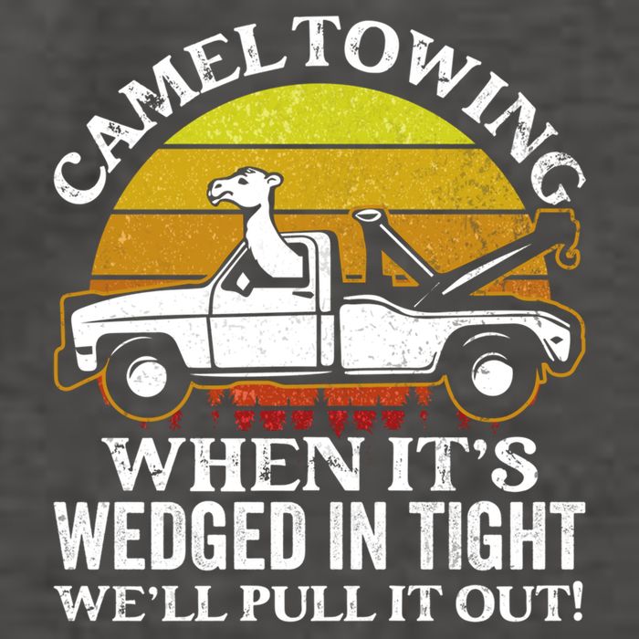 Camel Towing Retro Humor Saying Funny Transport Halloween Gift Vector Backpack