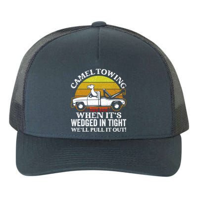 Camel Towing Retro Humor Saying Funny Transport Halloween Gift Yupoong Adult 5-Panel Trucker Hat