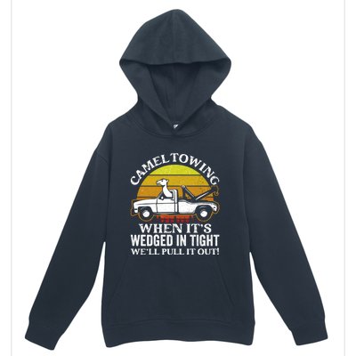 Camel Towing Retro Humor Saying Funny Transport Halloween Gift Urban Pullover Hoodie