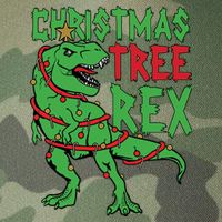 Christmas Tree Rex Legacy Tie Dye Trucker Hat