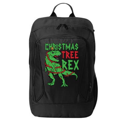 Christmas Tree Rex City Backpack