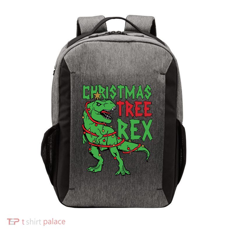 Christmas Tree Rex Vector Backpack