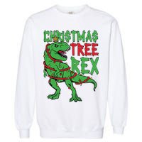 Christmas Tree Rex Garment-Dyed Sweatshirt