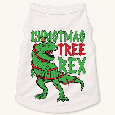 Christmas Tree Rex Doggie Tank